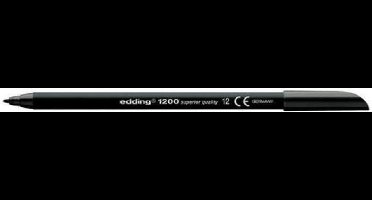 Color pennen Edding 1200-12 grijs