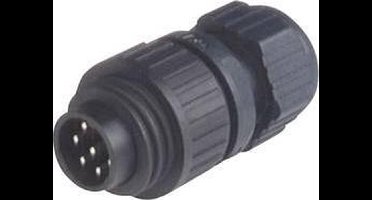 Hirschmann 934 126-100-1 934126100 Ronde connector Stekker, recht Totaal aantal polen: 6 + PE Serie (ronde connectoren)