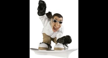 Antartidee - beeldje - snowboard - snowboarder - Italiaans - Design