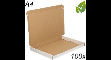 Power Escorts- Gerecycled - 100 stuks Brievenbusdoos 299 x 213 x 28 mm (A4)