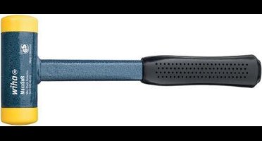 Wiha Kunststof hamer terugslagloos, middelhard met holle metalen steel, rond-slagkop - 02127