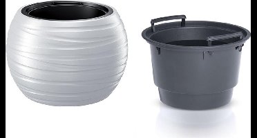 Prosperplast - Bloemenpot met inzet Prosperplast Maze -Wit