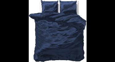 Sleeptime Beauty Skin Care - Dekbedovertrekset - Lits-Jumeaux - 240x200/220 + 2 kussenslopen 60x70 - Donker Blauw
