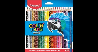 COLOR'PEPS ANIMALS kleurpotlood - in ophangdoos x 24