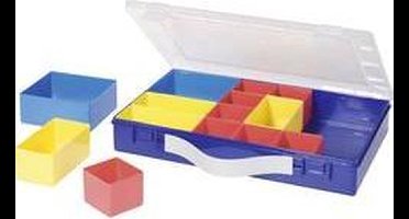 Hünersdorff Assortimentskoffer (l x b x h) 332 x 232 x 55 mm Aantal vakken: 14 Variabele onderverdeling Inhoud 1 stuk(s