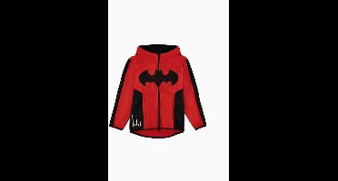 DC Comics Batman - Tech Vest Met Capuchon Kinderen - Kids 98 - Rood