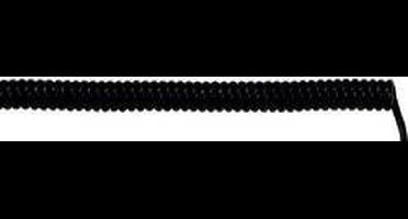 LAPP 73220254 Spiraalkabel UNITRONIC® SPIRAL 500 mm / 2000 mm 4 x 0.25 mm² Zwart 1 stuk(s)