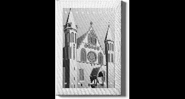 Walljar - Binnenhof - Muurdecoratie - Poster