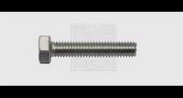 SWG 9685067 Zeskantbouten M8 50 mm Buitenzeskant DIN 933 RVS A2 25 stuk(s)