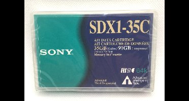 Sony data cartridge SDX1-35C AIT-1 Backup Tape Cartridge (35GB/91GB)