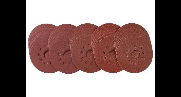 Parkside Schuurpapierset 180 mm - Korrelgrootte: 60 / 80 / 120 / 180 / 240 (per 6 bladen) - 30 stuks