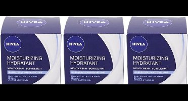 Nivea Hydraterende nachtcrème - 3 x 50 ml