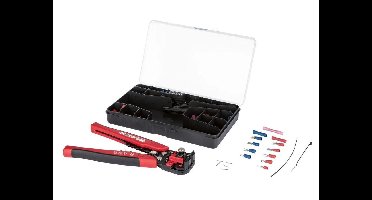 Parkside Krimptangenset - 231-delige set - Krimptang - Met Handige Opbergbox - Kabelschoentang