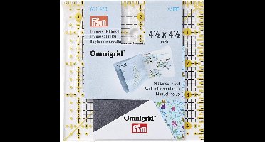 Universele liniaal 4,5 x 4,5 inch Omnigrid - Meten - Prym