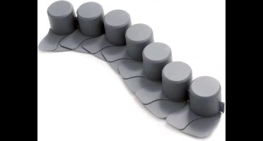 Prosperplast -Tuinhek Gazonrand IPAL7 - 4,05m / kleur grijs