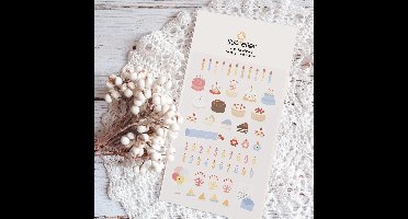 Cake Is Here Levensstijl Leuke DIY Scrapbooking Dagboek Briefpapier Stickers