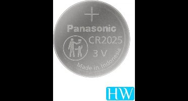 Panasonic batterij - CR2025 - Lithium (3V)