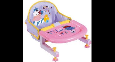 BABY born® Babystoel voor aan tafel - Paars