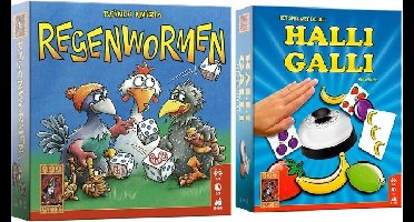Spellenbundel Regenwormen & Halli Galli voordeelset