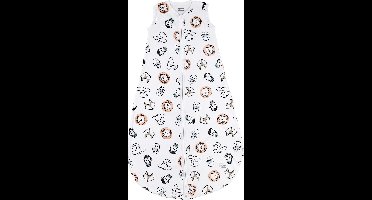 Meyco Baby Animal baby zomerslaapzak rond - multicolour - 62cm - 0.5 TOG