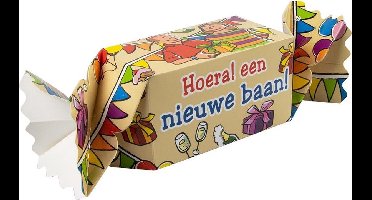 Kado/Snoepverpakking Feest - Nieuwe baan