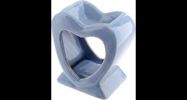 Monokleur | Hartvormige Opening | Oliebrander | Lichtblauw