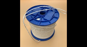 nylon spoel 170 m x 3mm wit jaloeziekoord touw
