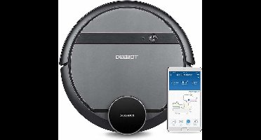 Ecovacs Connected Black D901 - Robotstofzuiger