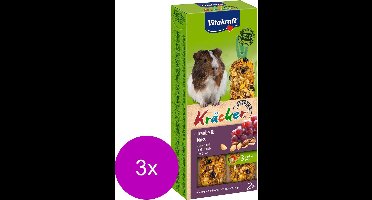 Vitakraft Cavia Kracker - Knaagdiersnack - 3 x Noten