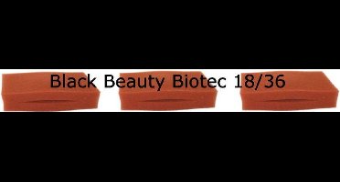 Black Beauty Foam Oase Biotec 18/36 Fine Red 3pcs Geen Origineel!