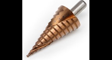 Stappenboor HSS - 5% Cobalt Tin Gecoate Trapgatboor