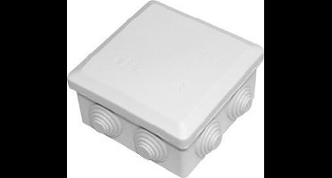 Verbindingsdoos - 7 ingangen - spatwaterdicht - 8 x 8 cm