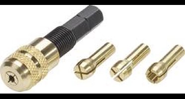 Donau Elektronik 821230 Boorhouder met 6-kantige schacht en spantangen