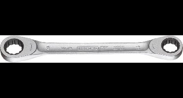 Gedore 4 R 17x19  Dubbele ringratelsleutel - 17 x 19mm