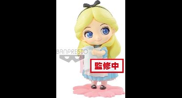DISNEY - Q Posket SWEETINY Alice Milky Color Version - 10cm