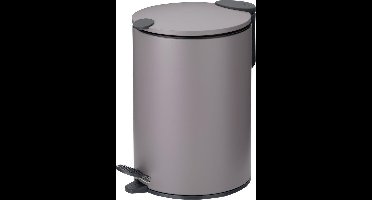 Pedaal Afvalemmer, 3 L, Licht Grijs - Kela | Mats