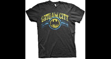 DC Comics Batman Heren Tshirt -XL- Gotham City Zwart