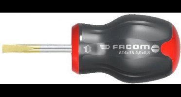 Facom PROTWIST® schroevendraaier voor sleufschroeven - kort bled - AT4X25