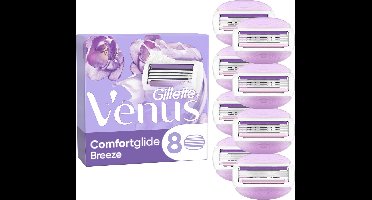 Gillette Venus Comfortglide Breeze Scheermesjes Voor Vrouwen - 8 Navulmesjes