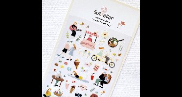 Lovely Day Levensstijl Leuke DIY Scrapbooking Dagboek Briefpapier Stickers
