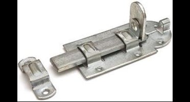 WAELBERS vlakschuif met slotoog | 100 x 45 mm | verzinkt | inclusief sluitplaat