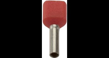 LAPP 61801999 Dubbele adereindhulzen 0.5 mm² Deels geïsoleerd Wit 500 stuk(s)