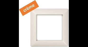 JUNG AS500 | enkelvoudig afdekraam | creme