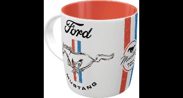 Ford Mustang - Horse & Stripes Logo​. Koffiebeker.