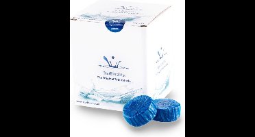 Starbluedisc toiletblok jaarverpakking a 24 stuks blauw