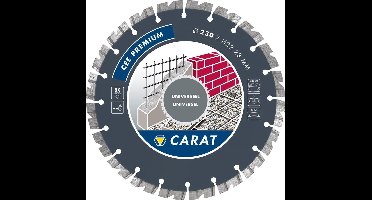 Carat diamantzaagblad universeel premium type CEE 125mm x 22.23mm