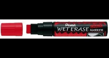 Viltstift Pentel SMW56 krijtmarker rood 8-16mm