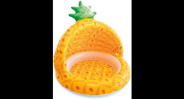 Intex Opblaaszwembad ananas 102 x 94 cm pvc oranje