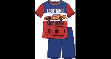 Disney Cars Pyjama met korte mouw - rood - blauw - Maat 116