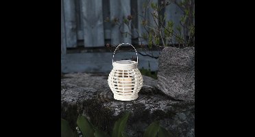 RTM Lighting Solar Lantaarn -Wit -Kaarslicht -16CM -Zonne-Energie